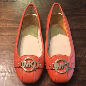 Burnt Orange Michael Kors Flats